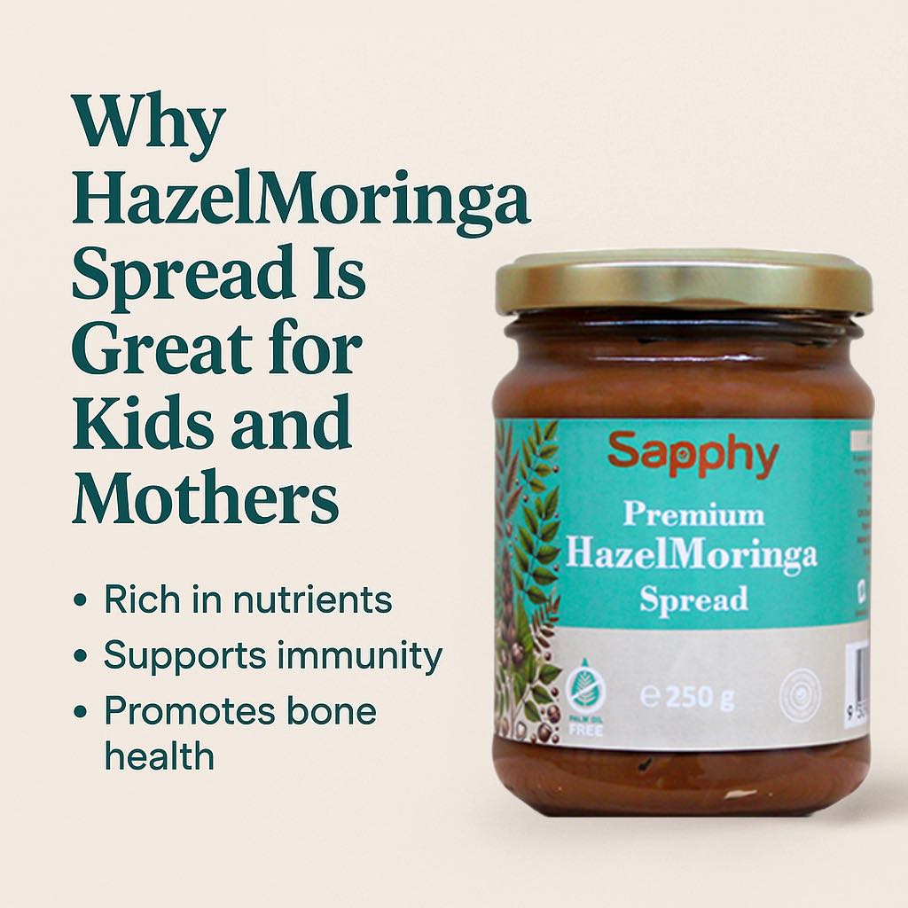 Why Sapphy's HazelMoringa Spread Is a Smart Choice for Kids and Mothers
