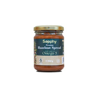 Sapphy Premium Hazelnut Spread – 250g | Rich Hazelnuts & Omega-3 | Palm Oil-Free